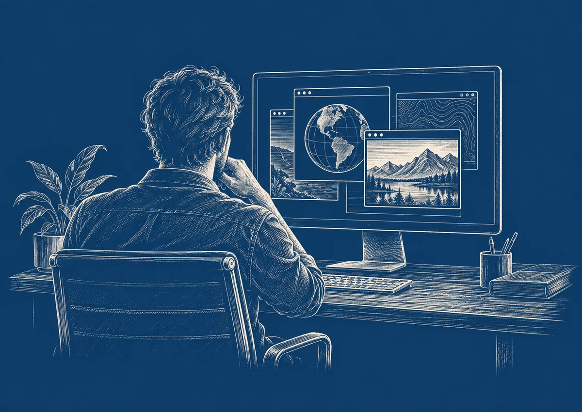 A person watching the agent’s application windows through the Orbit viewer